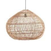 PR Home buiten hanglamp Kare, naturel, Ø 70 cm