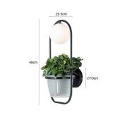 Lindby Orna wandlamp 1-lamp bloemhanger