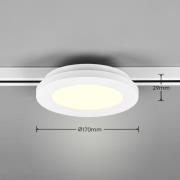LED plafondlamp DUOline, Ø 17 cm, wit
