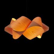 LZF Swirl hanglamp kabel zwart Ø 54 cm beuken