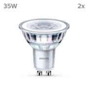 Philips LED lamp GU10 3,5W 255lm 827 h. 36° per 2