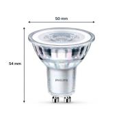 Philips LED lamp GU10 3,5W 255lm 827 h. 36° per 6