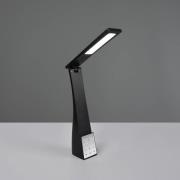 Linus LED bureaulamp, zwart, kunststof, CCT