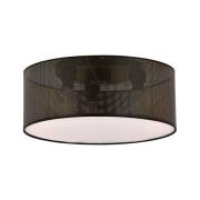 Plafondlamp Aston, Ø 50 cm, zwart/goud