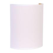 Wandlamp Roller, wit/goud