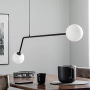 Hanglamp Pure, 2-lamps, zwart