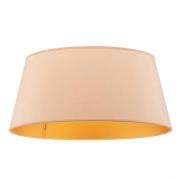 Kap Cone hoogte 22,5 cm, ecru/goud