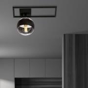 Plafondlamp Imago, zwart/helder, 1-lamp