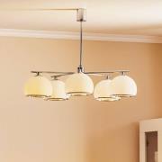 Hanglamp Mina, 5-lamps, chroom mat