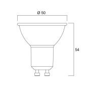 Sylvania LED reflector GU10 2,2W 4.000K 350 lm dim