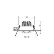 BRUMBERG BB19 dim2wam RC aansluitbox chroom