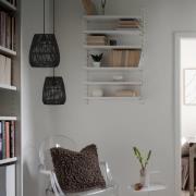 PR Home Hanglamp Saigon, rotanlook, zwart, Ø 18 cm