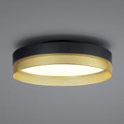 Mesh LED plafondlamp, Ø 45 cm, zwart/goud