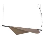 LED hanglamp 22229, zandzwart/brons