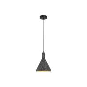 Dot hanglamp, beton, zwart