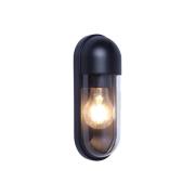 Cap buitenwandlamp, zwart, hoogte 24 cm