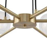 Maytoni Vision hanglamp, goud, 6-lamps