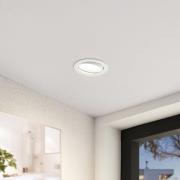 Arcchio LED inbouwlamp Katerin, wit, draaibaar, set van 10
