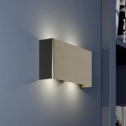 Quitani Maja LED wandlamp, nikkel, 22 cm
