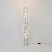 Vloerlamp Talismano, zilverkleurig, hoogte 176 cm, ijzer