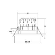 BRUMBERG BB21 IP65 RC driver ronde aansluitdoos zwart mat