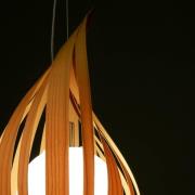 LZF Raindrop hanglamp medium, kersen