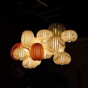 LZF Hanglamp Poppy Medium, beukenhout