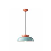 Maracanà hanglamp, oranje/lichtblauw