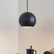 &Tradition hanglamp Topan VP6, Ø 21 cm, zwart mat