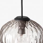 &Tradition Blown SW4 hanglamp, zilverkleurig-helder