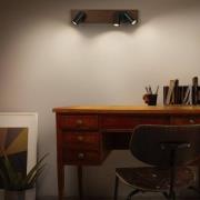 LEDVANCE LED plafondspot Mercury GU10, 3-lamps, hout/zwart