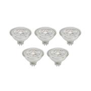 Prios LED reflectorlamp GU5.3 4.3W 345lm 36° helder 830 set van 5