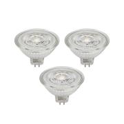 Prios LED reflectorlamp GU5.3 4.3W 345lm 36° helder 840 set van 3