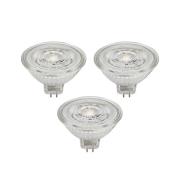 Prios LED reflectorlamp GU5.3 4.9W 500lm 36° helder 830 set van 3