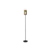 Ventotto vloerlamp, zwart/goud, hoogte 165 cm, metaal/glas