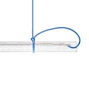 Ingo Maurer Tubular LED hanglamp, wit/blauw
