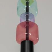 Kare Hanglamp Candy Bar Colore, meerkleurig glas, 1-lamp