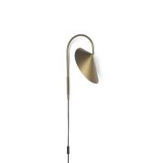 ferm LIVING Arum Zwenk wandlamp, brons, 47 cm, stekker
