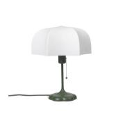 ferm LIVING Poem tafellamp, groen, staal, fleece, 42 cm