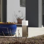 Sokkellamp Linus van roestvrij staal