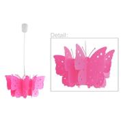 Hanglamp Kizi in pink met vlinders