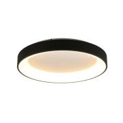 Plafondlamp Niseko II CCT afstandsbediening, Ø 78cm, zwart