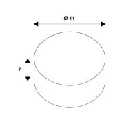 SLV LED reflectorlamp QPAR111, 2.700 K, GU10, 12 W, dimbaar