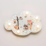 Plafondlamp Little Indians beeldwolk, mint