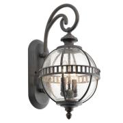 Buitenwandlamp Halleron, Ø 25,4cm, londonderry