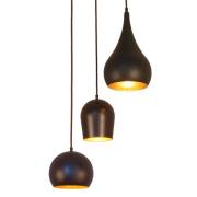 Menzel Solo hanglamp, 3-lamps rond