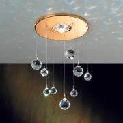 Inbouwlamp Feng Shui met Swarovski elementen goud