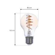 LUUMR Smart LED lamp A60 E27 amber 4,9W Tuya WLAN