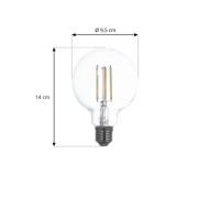 LUUMR Slimme LED lamp E27 G95 7W helder ZigBee Hue Tuya