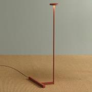 Vibia Flat LED vloerlamp hoogte 100 cm terracotta